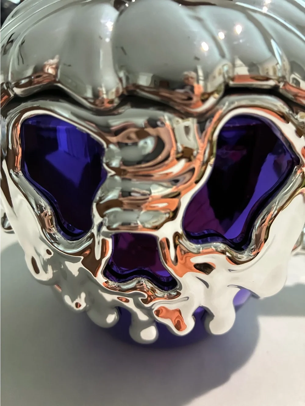 Disney Molded  “Shiny Apple” Poison Skull Mug from “Snow White”  Shiny&New. 7x9”